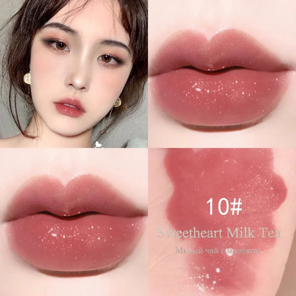 Waterproof Lip Gloss Set - High-Shine All-Day Resilience